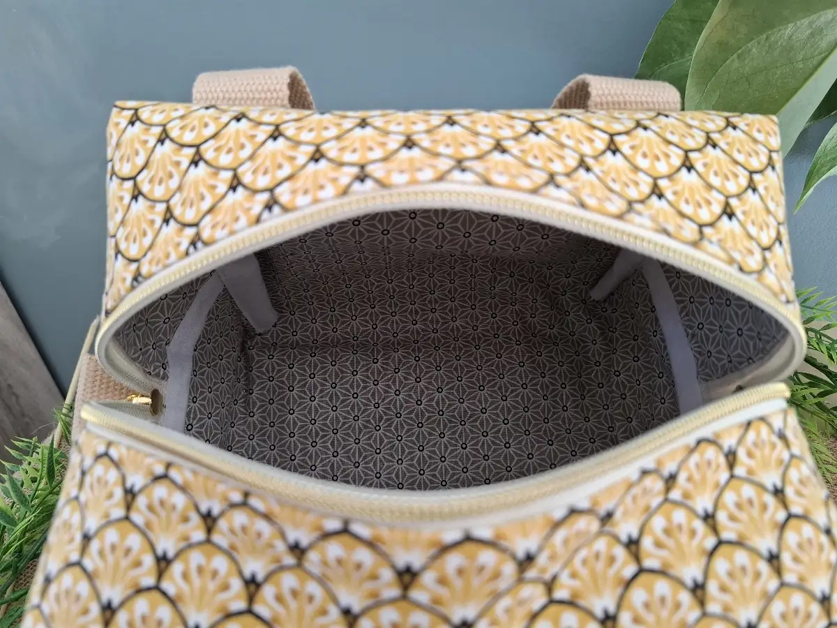 Sac Lunch Box Isotherme Moutarde & Camel