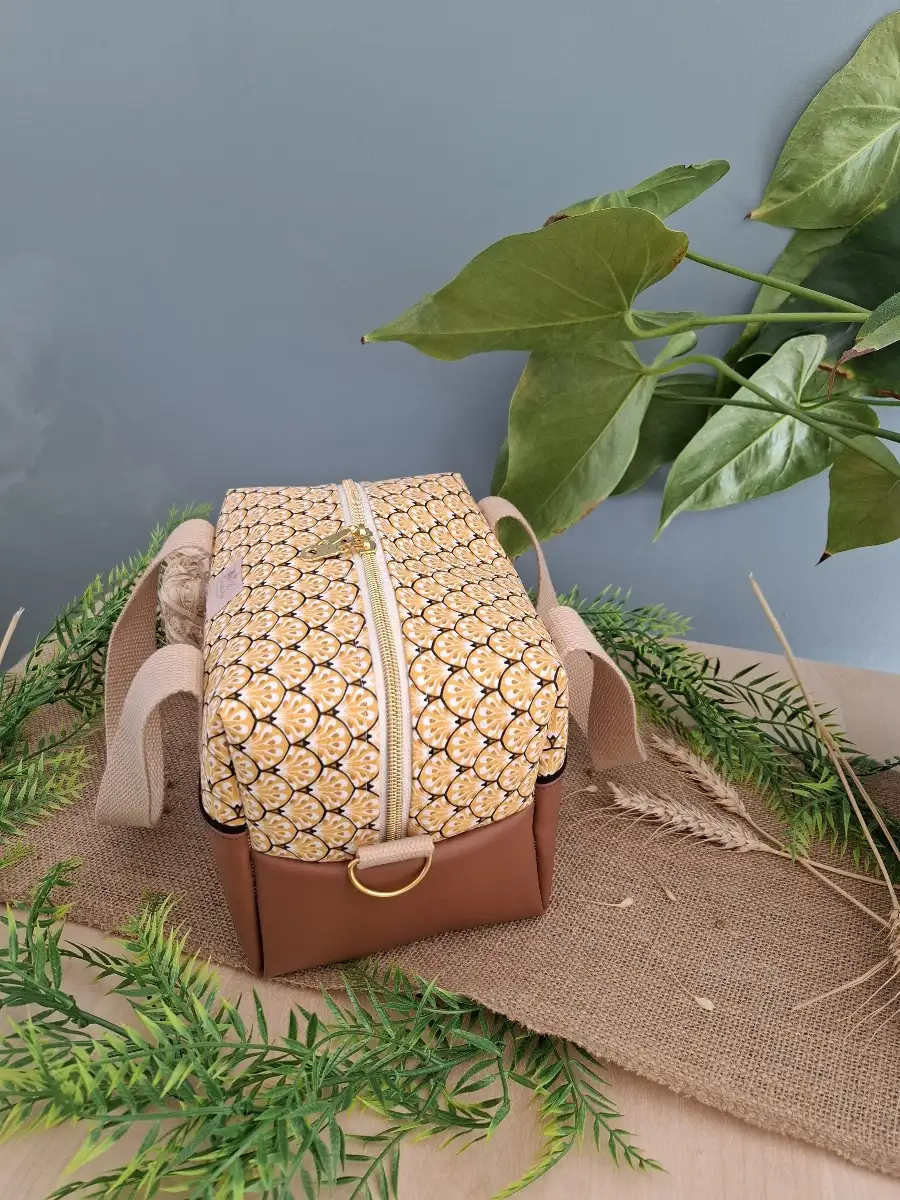 Sac Lunch Box Isotherme Moutarde & Camel
