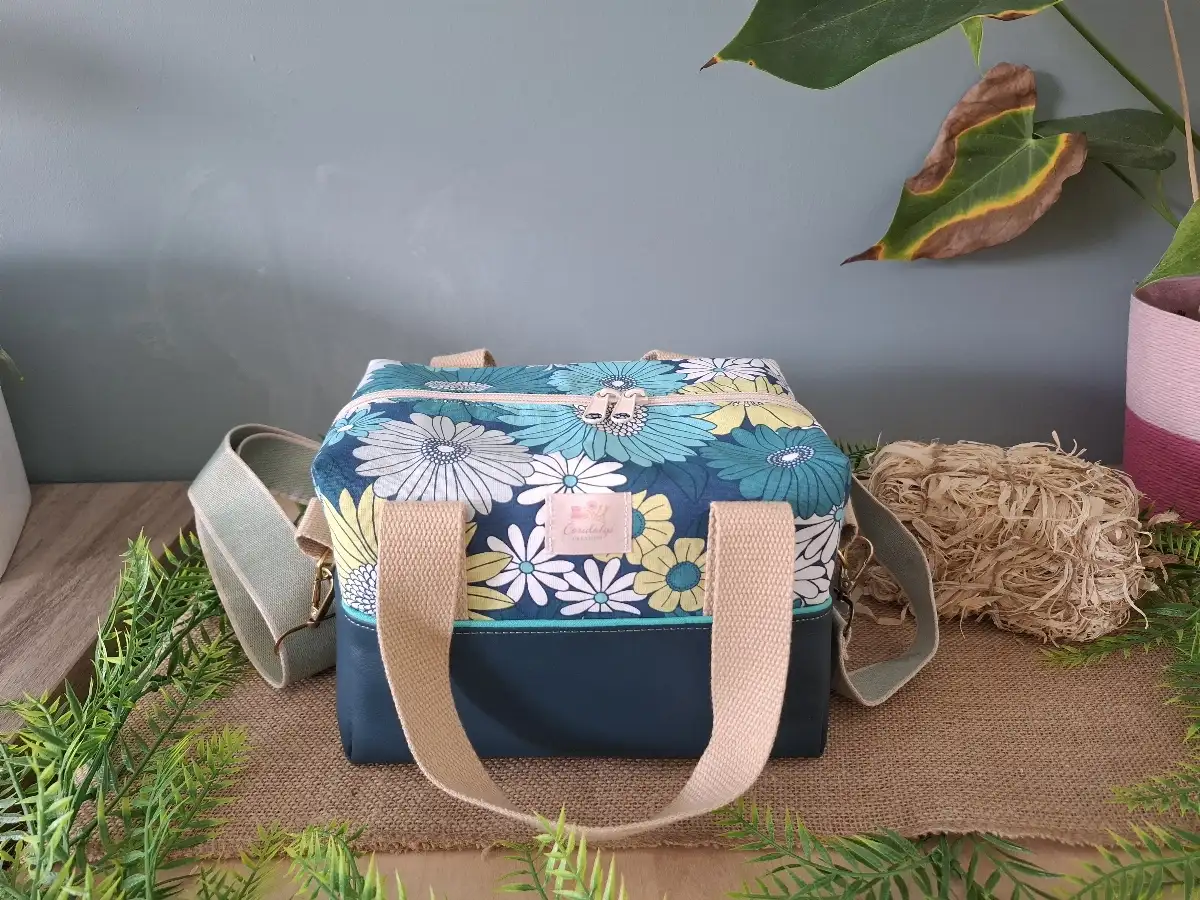 Sac Lunch Box Isotherme Moutarde & Camel