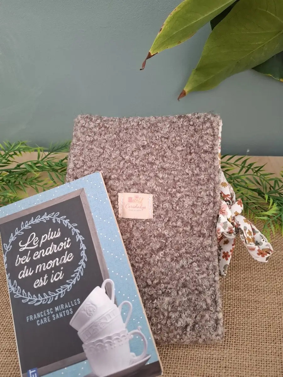 Pochette à livres en sherpa