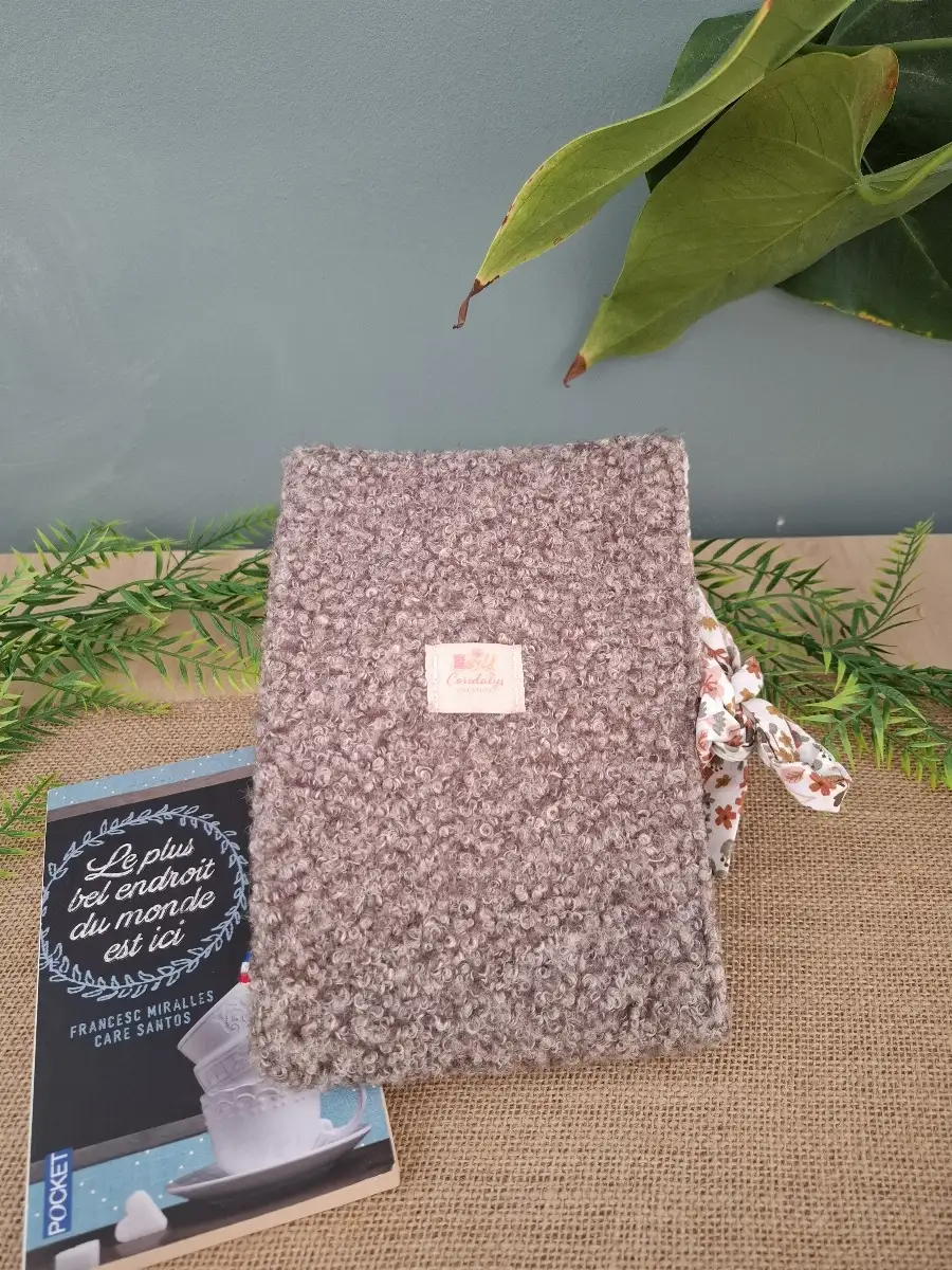 Pochette à livres en sherpa